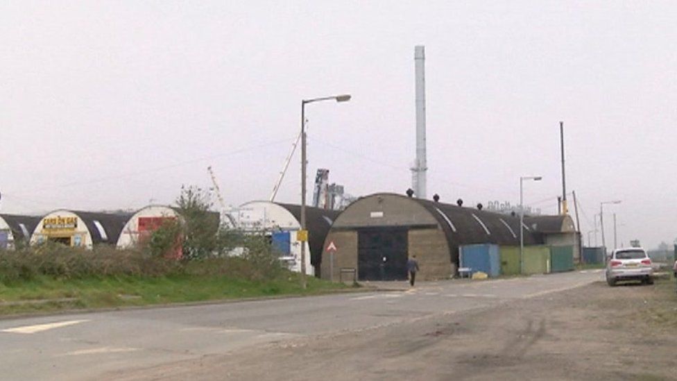 The biomass facility in Barry