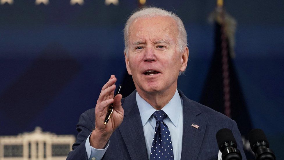 US President Joe Biden speaks about a high-altitude Chinese balloon and three other objects that were recently shot down by U.S. fighter jets