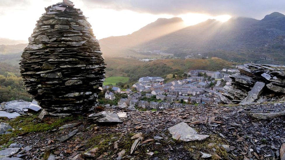 Overlooking Blaenau Ffestiniog