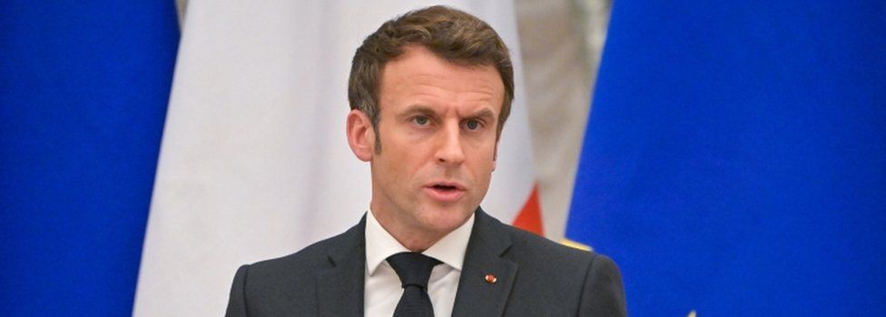 French President Emmanuel Macron. Photo: February 2022