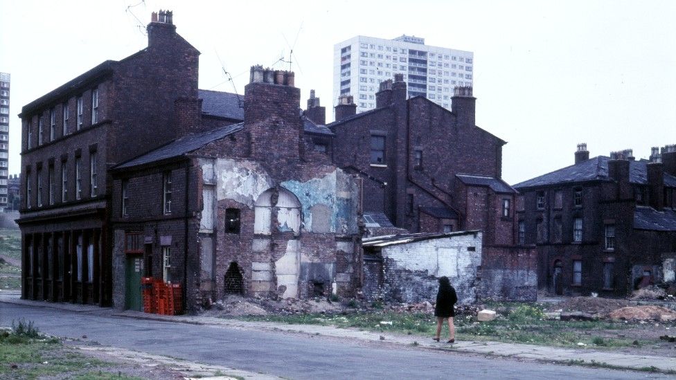 Demolition of properties in Vauxhall