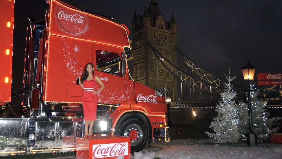 Myleene Klass launches the Coca-Cola Christmas Truck Tour at Potters Field Park on November 13, 2011 in London, England