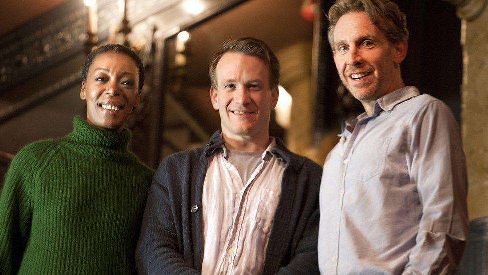 Noma Dumezweni, Jamie Parker and Paul Thornley