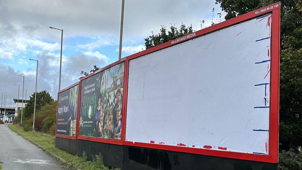 Advertising billboards in Ipswich