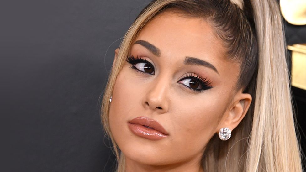 Ariana Grande says she used lip filler and Botox to 'hide' - BBC News
