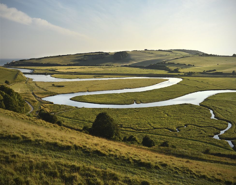 Meandering river - South Downs