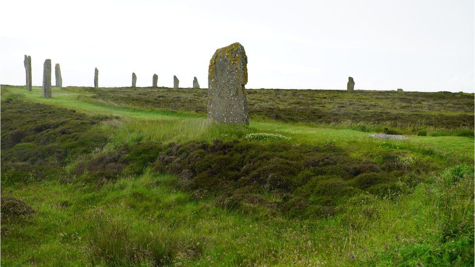The Ring of Brodgar is part of Orkney's world heritage site