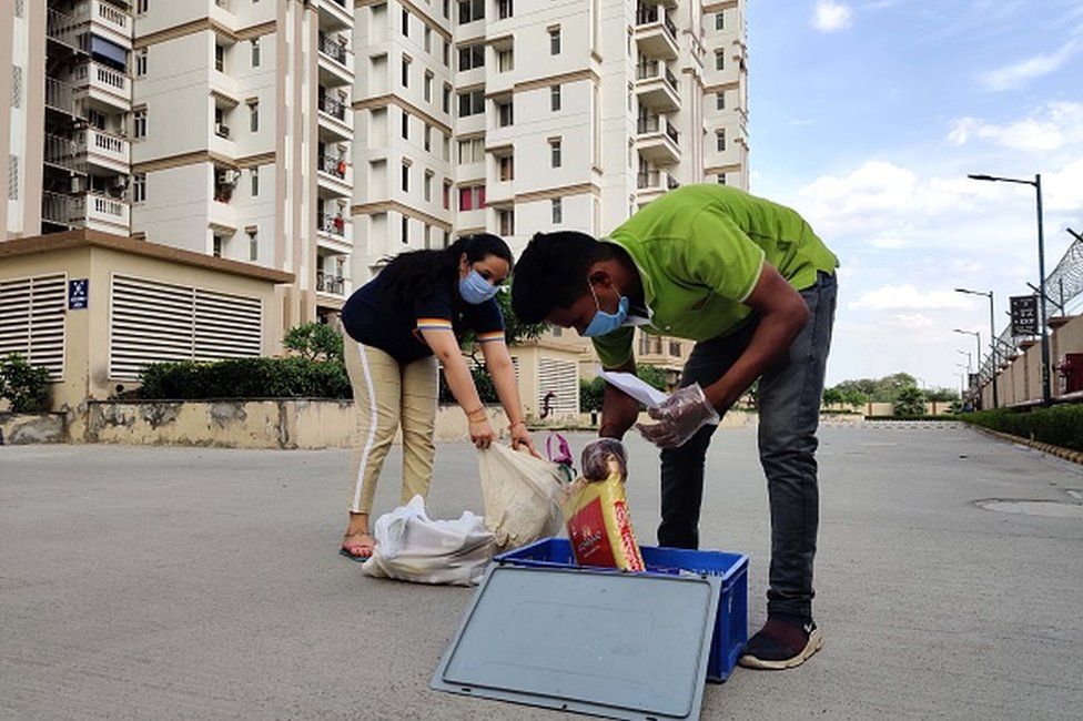 India delivery boy