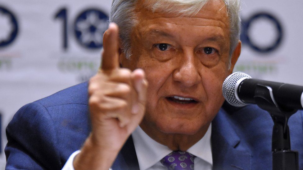 Mexican president-elect Andres Manuel Lopez Obrador