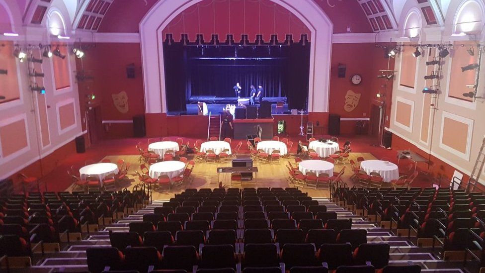 Inside the Princes Theatre in Clacton