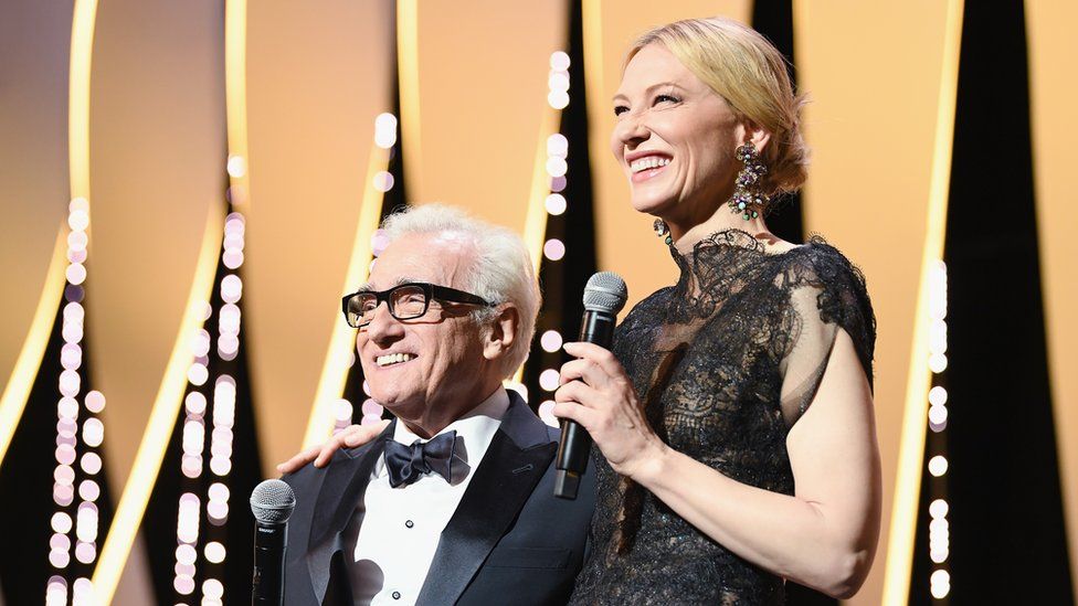 Martin Scorsese with Cate Blanchett