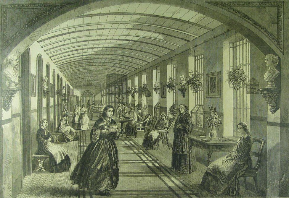 Bethlem Museum - the gallery for women (1860)