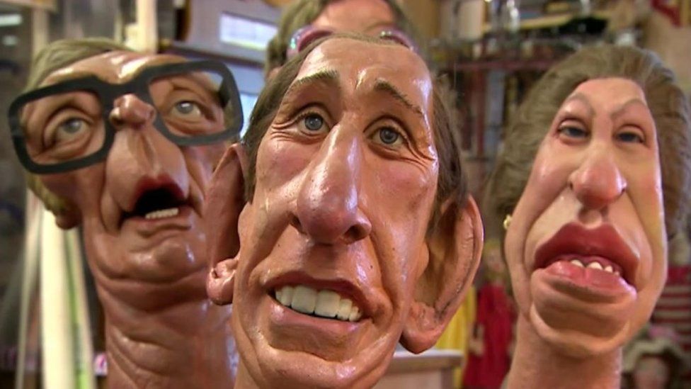 Spitting Image puppets