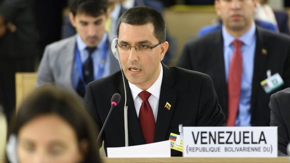 Venezuela's Foreign Minister Jorge Arreaza attends the 36th Session of the Human Rights Council at the United Nations in Geneva, Switzerland September 11, 2017