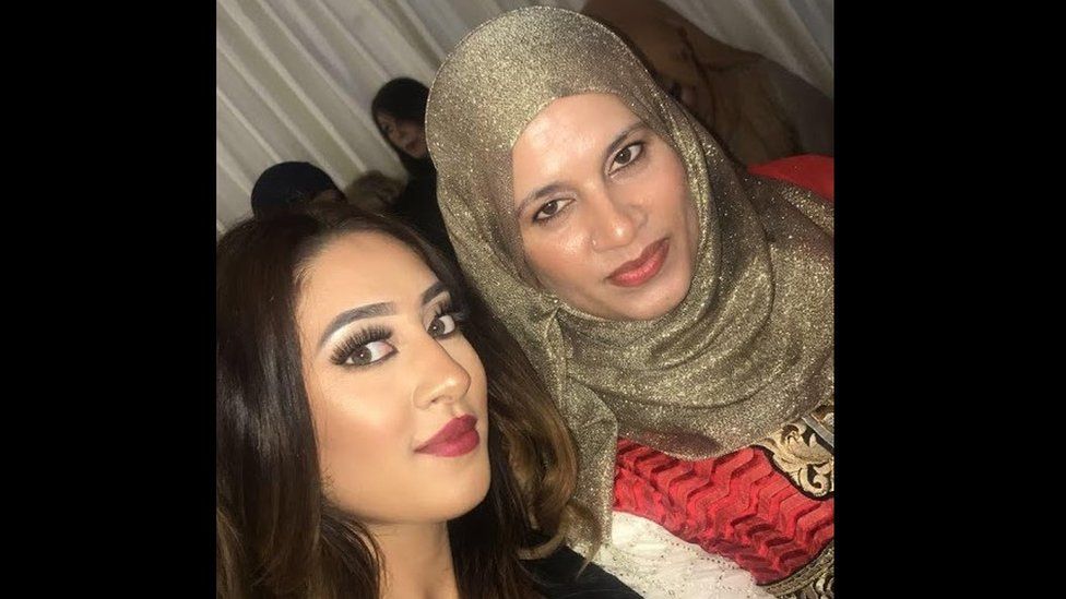 Riya Sajid and her mum Abida Karim