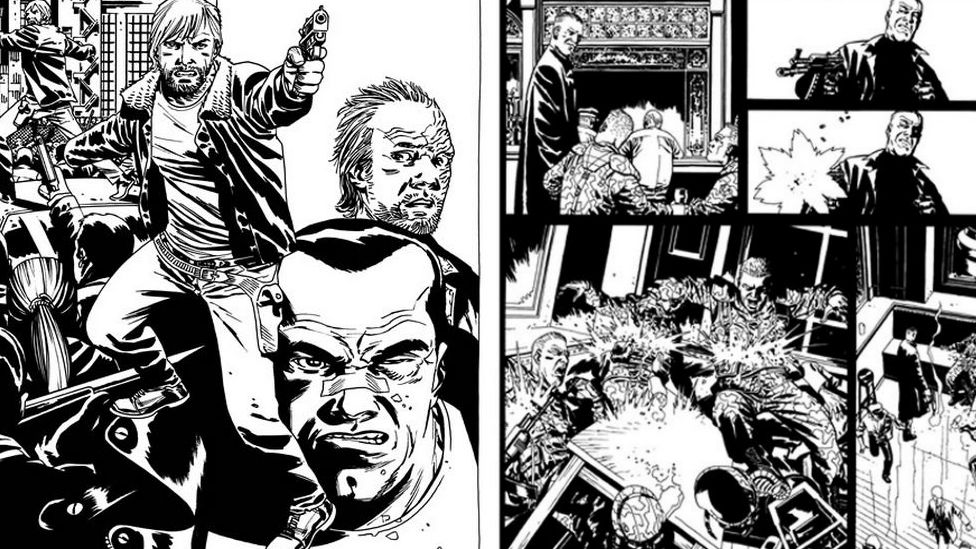 The Walking Dead and Savage comics