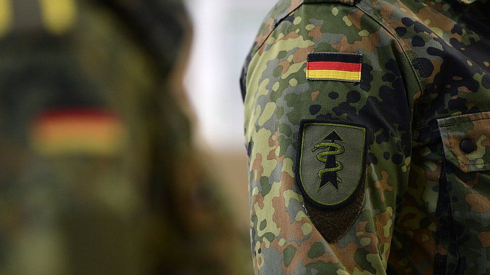 The sign of the "Ostfriesland" rapid-reaction medical unit of the Bundeswehr, the German armed forces