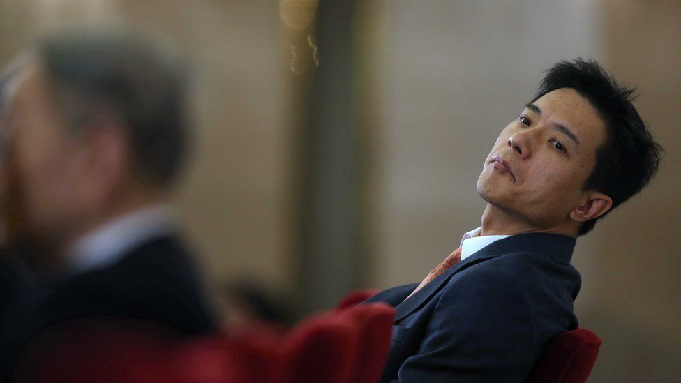 Baidu Chairman and CEO Robin Li during the second session of the 12th National People's Congress at the Great Hall of the People on March 6, 2014 in Beijing, China