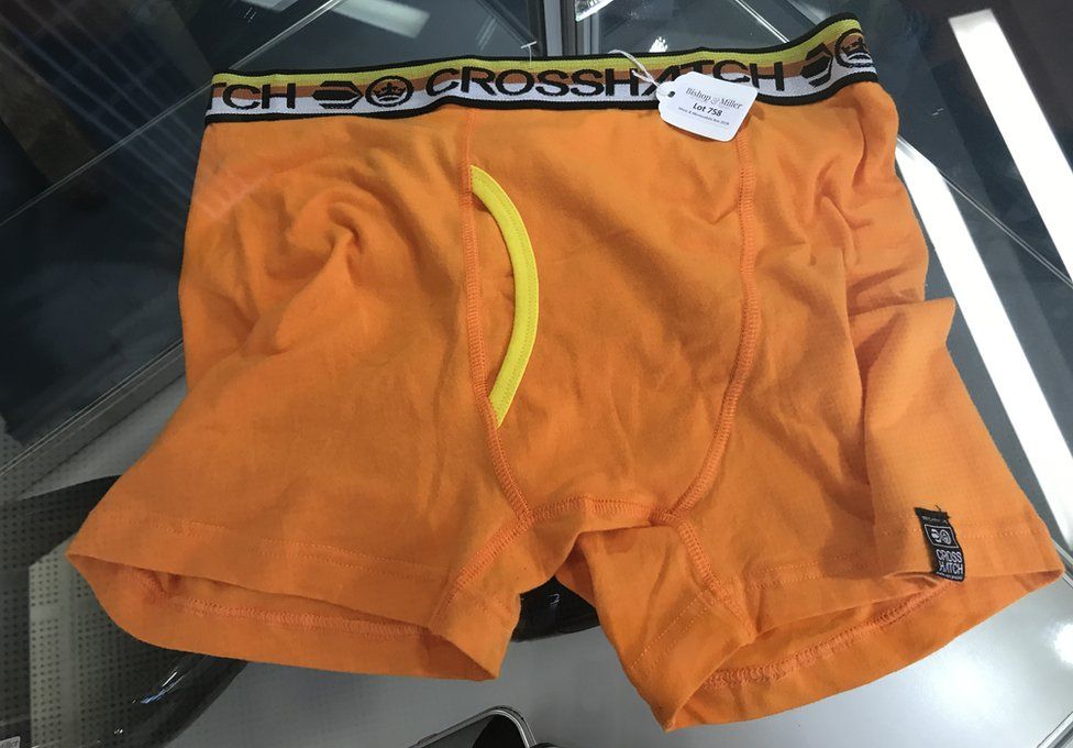 A pair of boxer shorts owned by Ed Sheeran