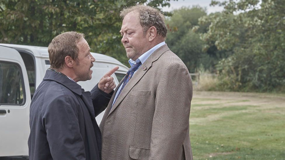 Stephen Graham and Mark Addy in White House Farm