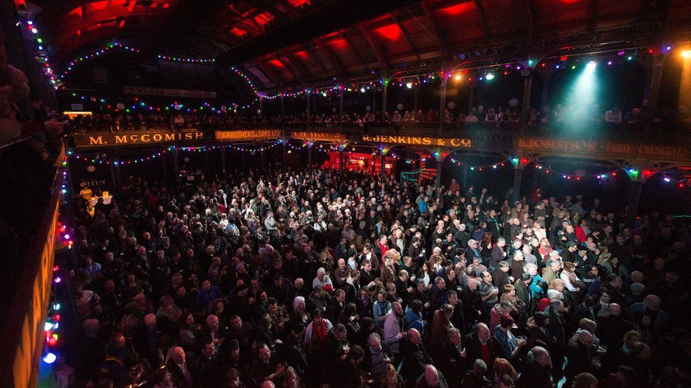 Celtic Connections audience at the Old Fruitmarket in 2016