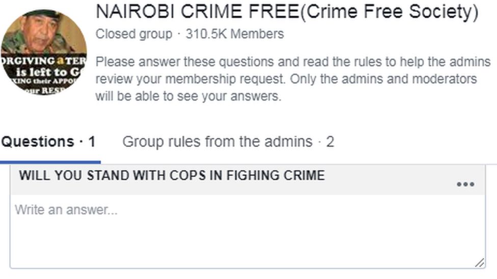 Facebook/ Nairobi Crime Free
