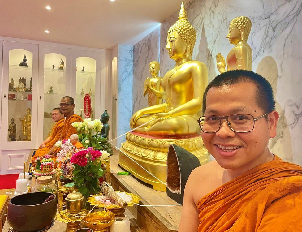 We built a Thai Buddhist temple in an Edinburgh family home
