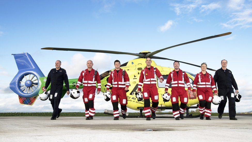 Heroes Award For Scotland's Charity Air Ambulance Team - BBC News