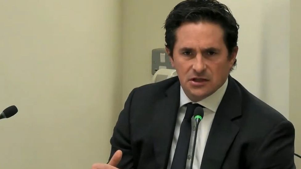Johnny Mercer speaking at the Afghanistan inquiry
