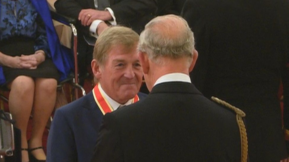 Sir Kenneth Dalglish and Prince Charles
