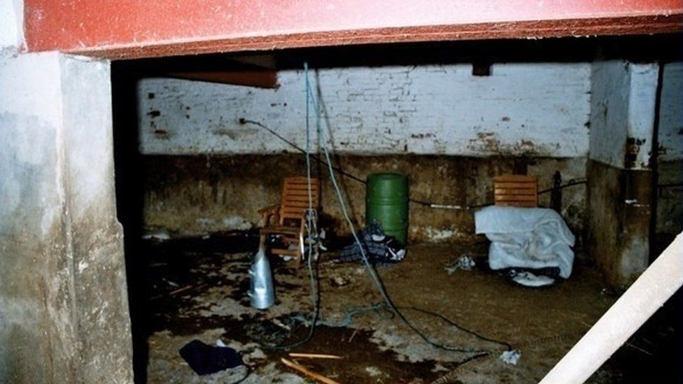 Inside of farmhouse where body of Brian Waters was found
