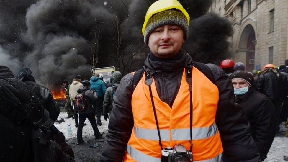 Russian journalist Arkady Babchenko, who was shot dead in Ukraine on 29 May 2018.