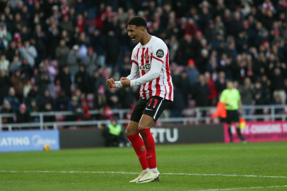 Burstow reacts to first goal for Sunderland v Stoke BBC Sport