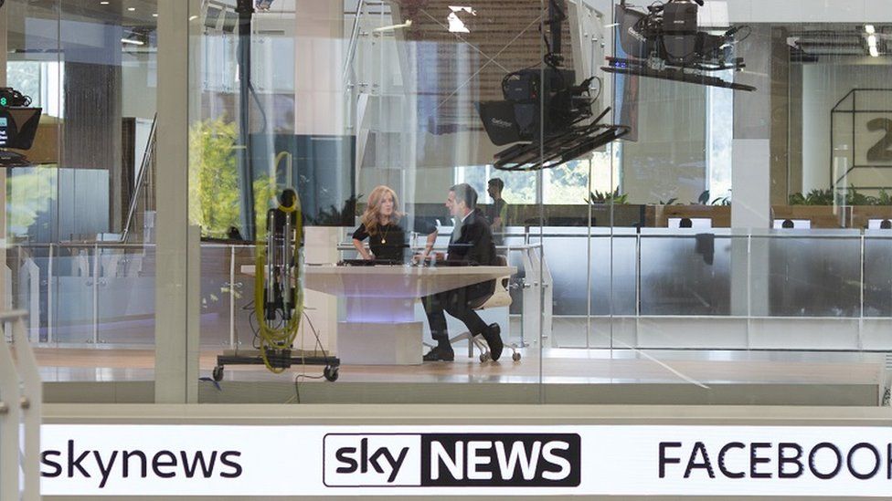 Sky News studio