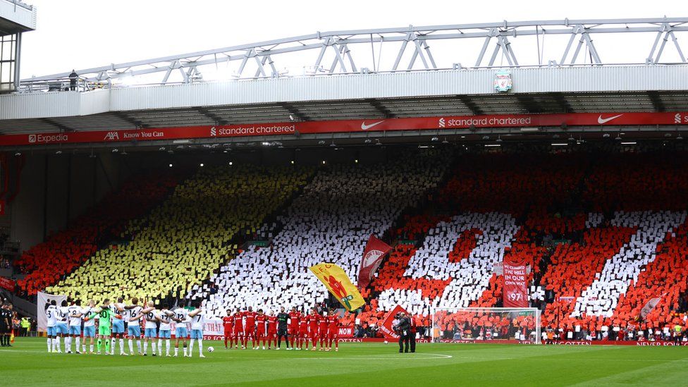 Anfield Hillsborough tribute