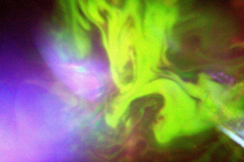 #Aurora's sinister face, & other spooky scenes from @space_station on my #YearInSpace coming at you #HappyHalloween