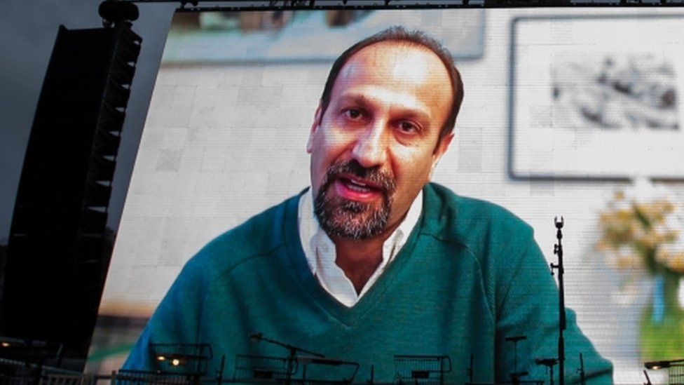 Asghar Farhadi sent a recorded message to those watching the London screening