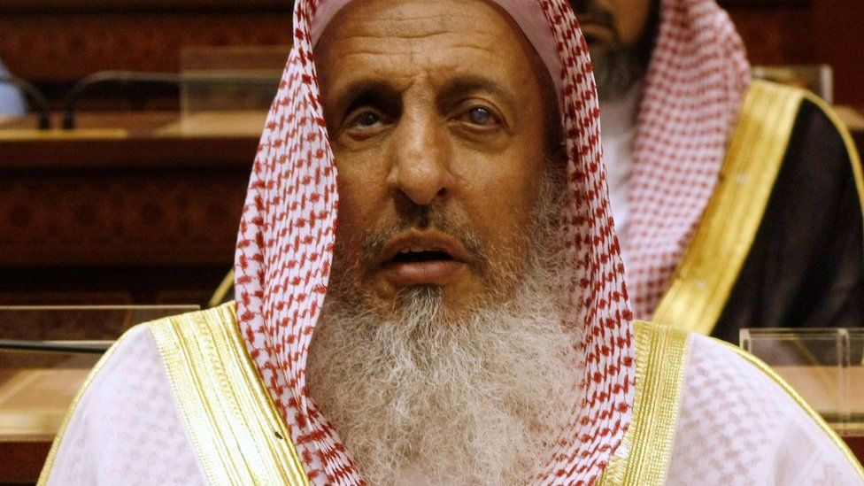 File photo of Saudi Arabia's Grand Mufti, Abdul Aziz Al Sheikh (24 March 2009)