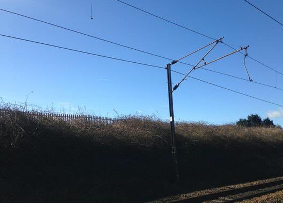Damage to overhead wires