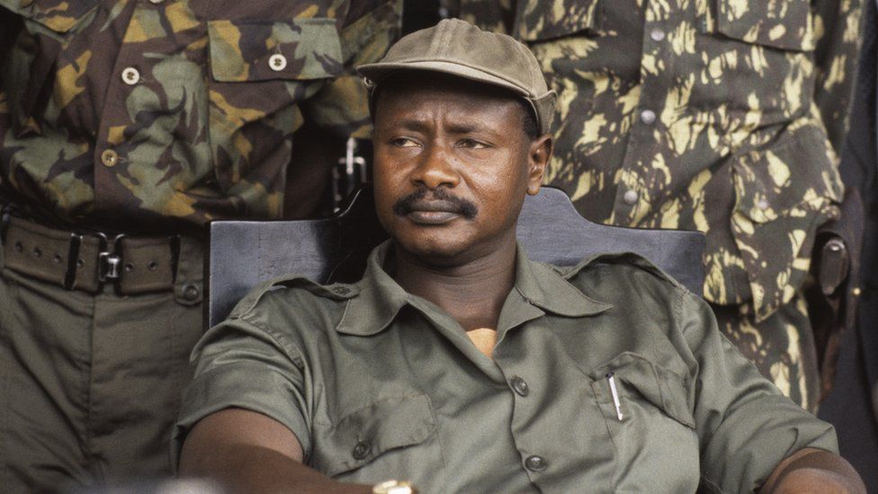 Why Kim And Kanye Meeting Ugandan President Yoweri Museveni Was Controversial Bbc News 