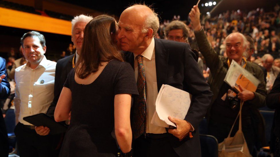 Sir vince Cable and Jo Swinson