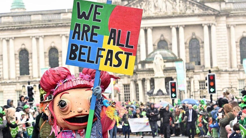 Belfast St Patrick's Day parade 2022