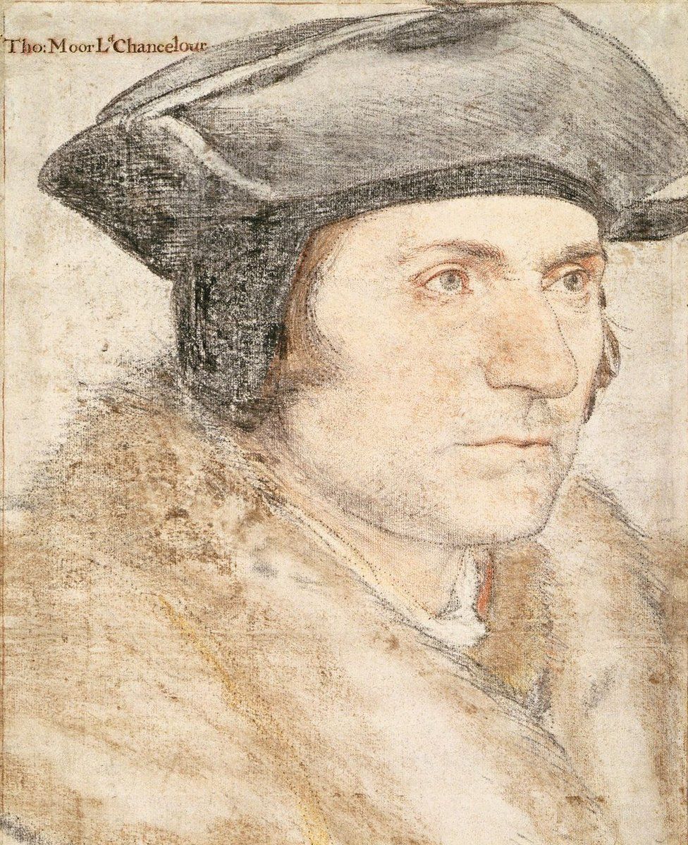 Hans Holbein the Younger's Sir Thomas More, 1526-7