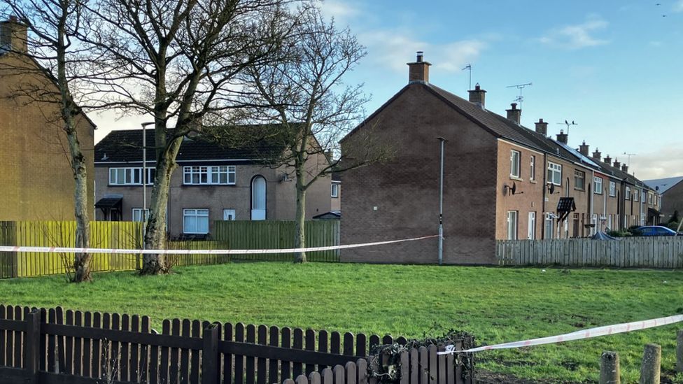 Police cordon in Limavady