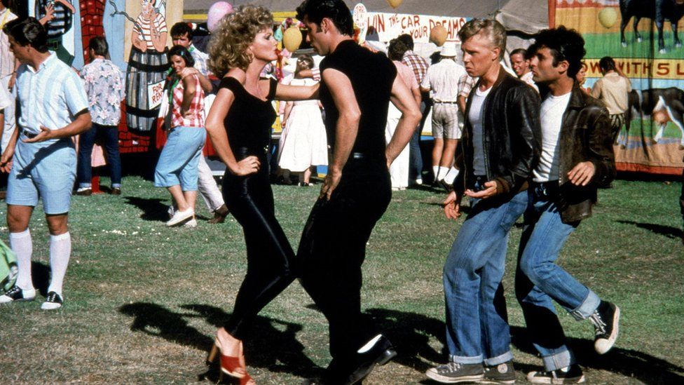 Sandy's transformation in Grease