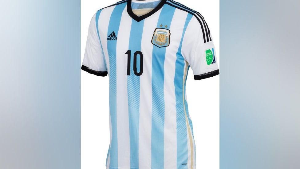 Lionel Messi's Argentina shirt