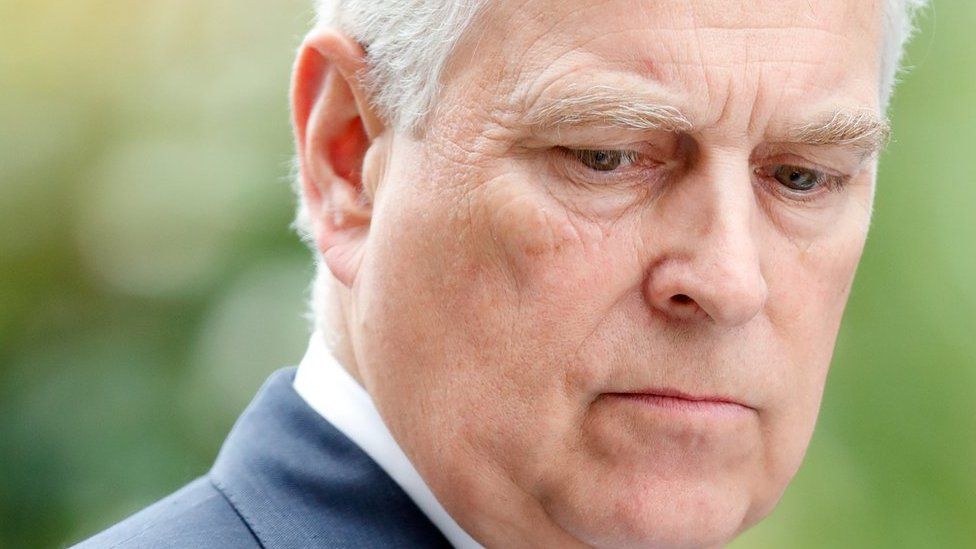 Prince Andrew pictured in 2019