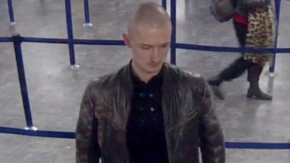 Kirill Belorusov at Luton airport