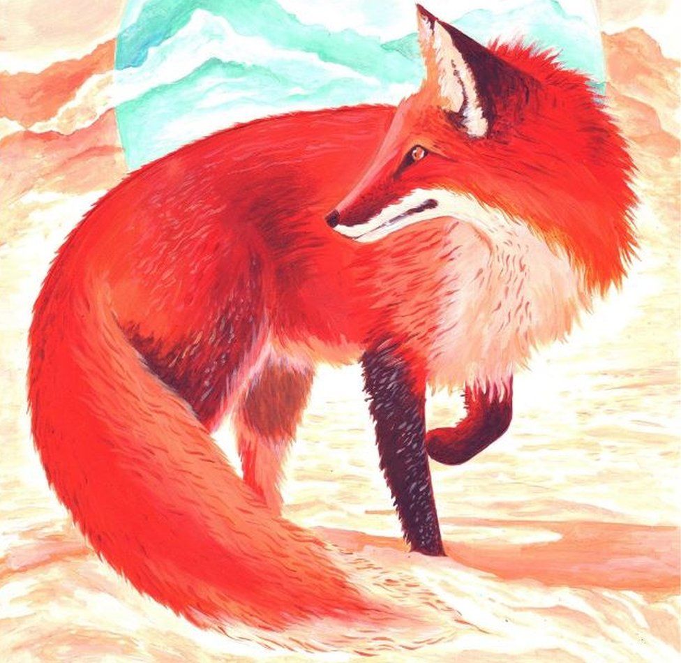 Snow Fox by Emily Ursa