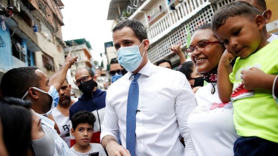 Juan Guaidó meets supporters in Caracas